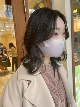 ネオリーブ クタ 町田店(Neolive kuta) 韓国風フェイスレイヤー×ブルーブラック【町田/町田駅】