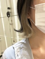 ベージュ形イヤリングカラー♪