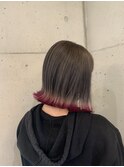 【加藤】切りっぱなし裾カラー