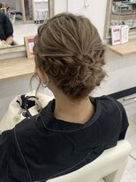 プティクローシェ バイ クオーレ(petite cloche by CUORE)&nbsp;【お呼ばれ】肩上ボブちゃんまとめ髪☆