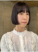 ダークグレーミニマムボブ / 表参道