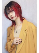 ブランシェ(branche) 【1ミリにこだわるカット】/ウルフ×ホリッカーレッド