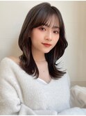 くびれレイヤー 韓国風 シアーグレージュ