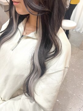 ミラ(Mila) インナーカラー♪最高級シールエクステ