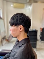 ソイクフ 高田馬場店(SOY-KUFU) MEN’S HAIR カルマパーマアッシュブラックウルフパーマ