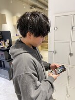 メンズマッシュパーマ