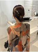 タイトシニヨン×金箔