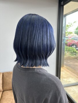 イルダバイエニーハウ 新潟(ilda by anyhow) ブルーカラーボブ