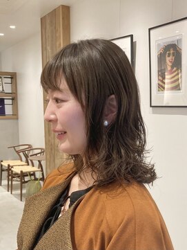 シアン 矢場町店(CYAN.) 巻くのが苦手な方おすすめ!ミディアムパーマ