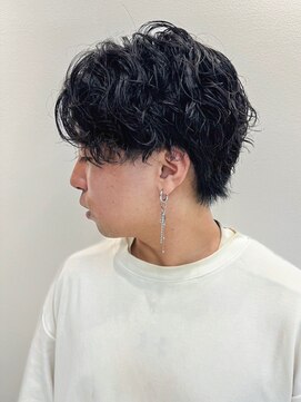 ネイロ 北千住(NeiRo) メンズマッシュツーブロ刈り上げ波巻きツイストスパイラルパーマ