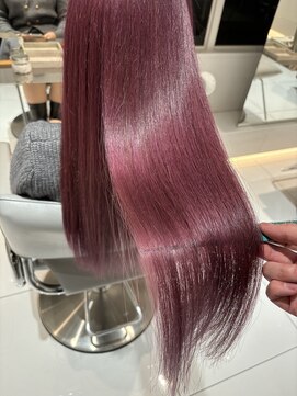 シー 立川(Si) ケアブリーチで作るピンクバイオレット