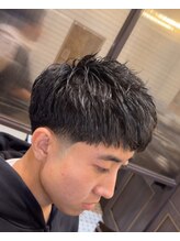 バーバーショップ ライズ(Barber Shop RAIzE) スパイキークロップ×テーパーフェード