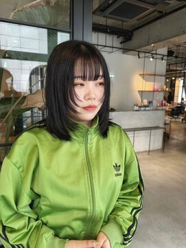 リムレス(LIMLESS) ミルクティーベージュラベンダーピンクダブルカラーブリーチ