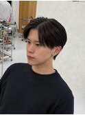 毛流れセンターパート/メンズ縮毛矯正