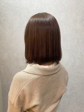 ウィスプ 赤羽店(wisp) 大人かわいいうる艶ボブディ 春カラー 髪質改善ケア#1