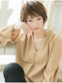 *CUORE松戸*…斜めバング☆ふんわりエアリーショートa