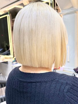 ロンド 表参道店(Lond) イメチェン外ハネボブ美髪ワイドバング/ショートボブ髪質改善
