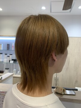 アズールサン 草加西口店(azule-sun) ダブルカラー　ベージュ　メンズウルフ