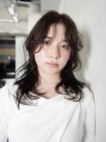 ラヴィズム(LUVISM)&nbsp;ミディアムロング顔周りレイヤーおくれ毛前髪万代新潟