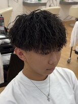 ビカム 名駅(become) 【ツイストスパイラルマッシュ】メンズ刈り上げサーフカール