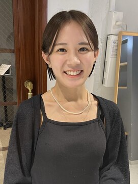 コフィー バイ メルト 吉祥寺(cofy by melt) 【三ツ井純】ミニボブ ハニーベージュカラー 切りっぱなしボブ