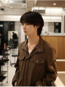 メラク(Merak) メンズ/メンズカット/センターパート/マッシュ/ニュアンスカット