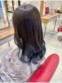 裾カラーブルー