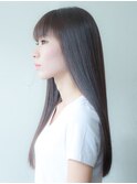 ツヤ感のある上質ロング