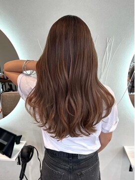 デザインカラー/レイヤーカット/ウェットヘア/グレージュ