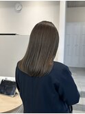 ブリーチなしWカラーでくすみbeige