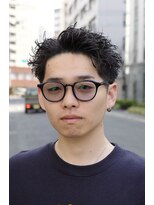 キーゴ 博多(KY-GO.)&nbsp;メンズショート×ニュアンスパーマ　無造作パーマ