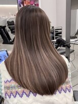 ジルブラン(JIL BLAN)&nbsp;ハイライトバレイヤージュダブルカラー20代30代40代グレージュ