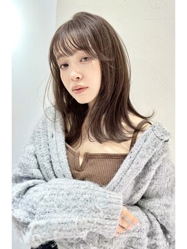 エンス 銀座(Ence) 暗めカラー/グランマッシュ/デザインカラー/レイヤーカット/銀座