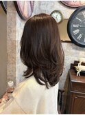 【四条烏丸】ミディアムレイヤー×ショコラブラウン