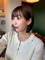 シェール(cher)&nbsp;透明感ブラウン/ナチュラルショートボブ