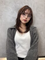 ロンドプロフィール 浦和(Lond profil)&nbsp;ブリーチなしカラー伸ばしかけヘア簡単スタイリング小顔ヘア