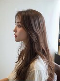 韓国風レイヤー/ハッシュカット/透明感カラー