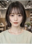 上田/レイヤーボブウルフカット顔周りレイヤーハッシュカット