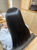 フレイムス ヘアアンドリラックス 吉川店(Frames hair&relax)&nbsp;縮毛矯正で乾かすだけでまとまるストレートに