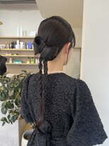 キッカ(kicca) 【kicca】リボンヘア/カチモリ/ヘアアレンジ/リボンカチモリ