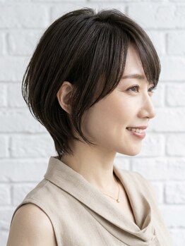 ザ ハーバルデイズ 広島並木通り店(THE HERBAL DAYS)の写真/カラーと同時に髪質改善!芯から潤う極上の手触りとツヤ感で、マイナス5歳見えの艶やかな後ろ姿へ♪