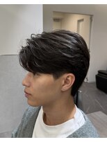 become men's hair 名駅EAST【10月3日 NEW OPEN(予定)】 ニュアンスフェザー/毛流れ/センターパート/ナチュラル/名駅