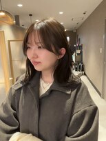 【全席完全個室サロン】ef lien西大寺 × 髪質改善ミルボンAujua認定サロン&nbsp;赤みを消したい方おすすめ☆オリーブベージュで柔らかいカラーに