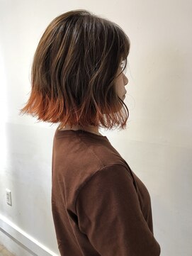 エムサロン 前橋川原(emusalon) オレンジ×オレンジベージュ