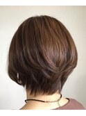 ひし形ショートボブ