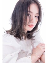 リジョイスヘア(REJOICE hair) 【REJOICE hair】ミディアムレイヤー×ハイライト