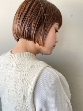 リノショアーズ 日本大通り店(RINOSHORES) 【ワンカラー】スリークボブ/こっくり透明感ブラウン