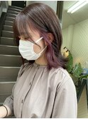 イヤリングカラー × カシスピンク