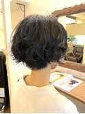 マッシュショートパーマ