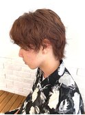 Lilyショート/ブリーチカラー・ウォームブラウン